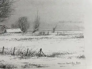 Harmen Kooistra - Winter Landschap - Zuid Holland kopen? Bied vanaf 75!