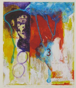 Piotr Konkel - Zeefdruk, Eternal Embracement - Ingelijst kopen? Bied vanaf 1!