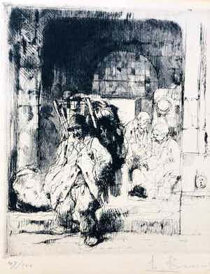 Auguste Brouet - Marskramer verkocht voor € 45!