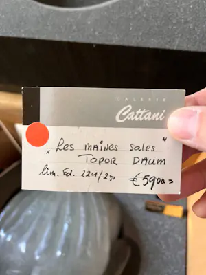 Roland Topor - “ Les main sales “ DAUM limited edition kopen? Bied vanaf 1000!