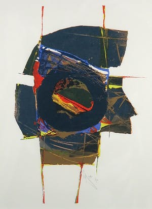 Arty Grimm - Zeefdruk, Zonder titel - Ingelijst kopen? Bied vanaf 50!