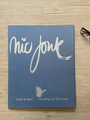 Nic Jonk - ‘Lady in Blue’ - 6 gesigneerde zeefdrukken kopen? Bied vanaf 25!