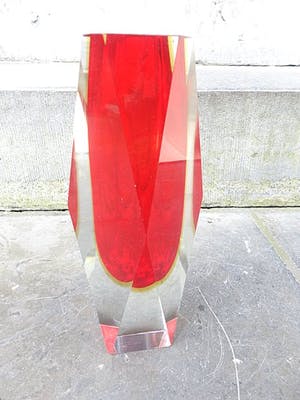 Flavio Poli - Facet geslepen blokvaas kopen? Bied vanaf 129!