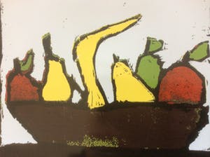 Niet of onleesbaar gesigneerd - Schaal “FRUITSCHAAL” kopen? Bied vanaf 1!