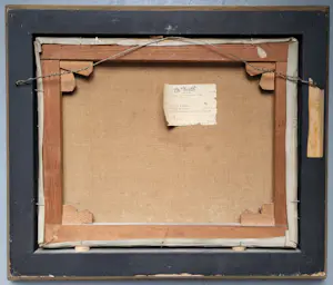 Maurice Mareels - Boereninterieur met 3 figuren Olieverf Lage startprijs! kopen? Bied vanaf 99!