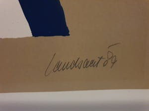 Hans Landsaat - Zonder Titel - zeefdruk - 1989 - 200ex. kopen? Bied vanaf 1!