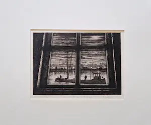 Hans Blanken - Sfeervolle ETS "zomernacht aan de Hoogedijk" kleine oplage (30) - potloodgesign kopen? Bied vanaf 141!