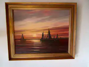 Chris Koelemeijer - (2/4-1915 - 2/10-1973) Maritiem image, ca 1955, Nederland. vendu pour 40€ !