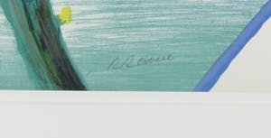 Roger Raveel - Litho uit de map Een vierkant op het einde van de zomer - Ingelijst kopen? Bied vanaf 600!