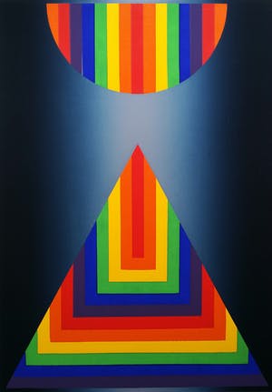 Maria Mesterou - Pyramide 432, zeefdruk kopen? Bied vanaf 40!