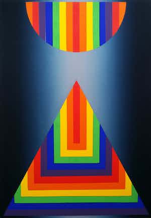 Maria Mesterou - Pyramide 432, zeefdruk verkocht voor € 40!