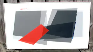 Henk van Trigt - Ingelijste olieverf op doek: "Compositie" - 2001 kopen? Bied vanaf 795!