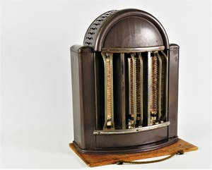 Curiosa - Vintage elektrische kachel merk Solar stijl Art Deco ca 1950 kopen? Bied vanaf 1!