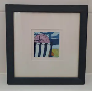 Louise de Vries Lentsch - 'Sitting', ingelijst kopen? Bied vanaf 35!