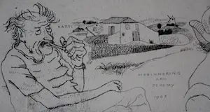 Herman Berserik - Ets - Herinnering aan St Remy - 1967 kopen? Bied vanaf 75!