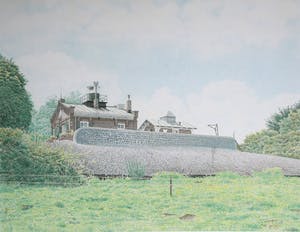 Frans Room - Vuurtoren – Kraggenburg - kleurzeefdruk oplage 125 kopen? Bied vanaf 55!