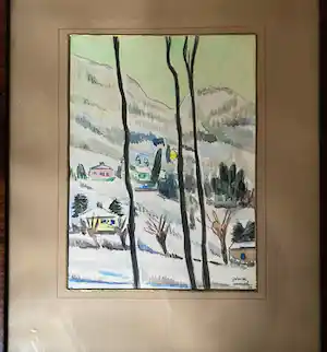 Jules-Marie Canneel - Winterlandschap vendu pour 39€ !