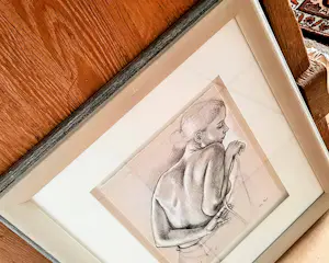 Francine van Hove - Lithografie auf Büttenpapier "Ladies" Passepartout Rahmen kopen? Bied vanaf 90!