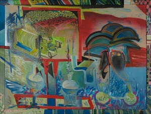 Kees Mol - Acryl op board, Desire - Ingelijst kopen? Bied vanaf 60!