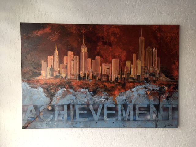 Linda Moerland - Custum made street art "Achievement"  kopen? Bied vanaf 350!