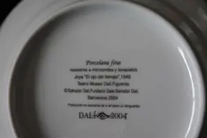 Salvador Dali - La Vanguardia - Koffieservies (6) - Het oog van de tijd - Porselein kopen? Bied vanaf 25!