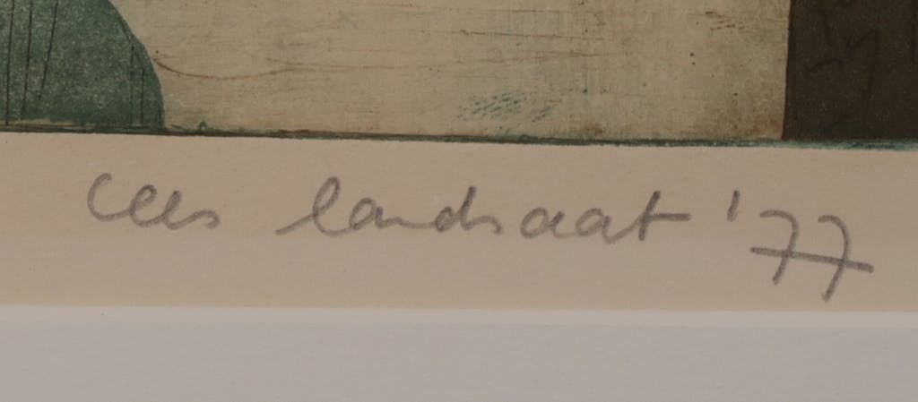 Cees Landsaat - Cees Landsaat: Ets en aquatint, De parade II kopen? Bied vanaf 1!