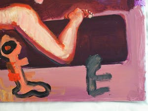Peter Klashorst - Acrylverf op doek , “Monica Lewinsky” – 2018 – 60 x 105 cm kopen? Bied vanaf 350!