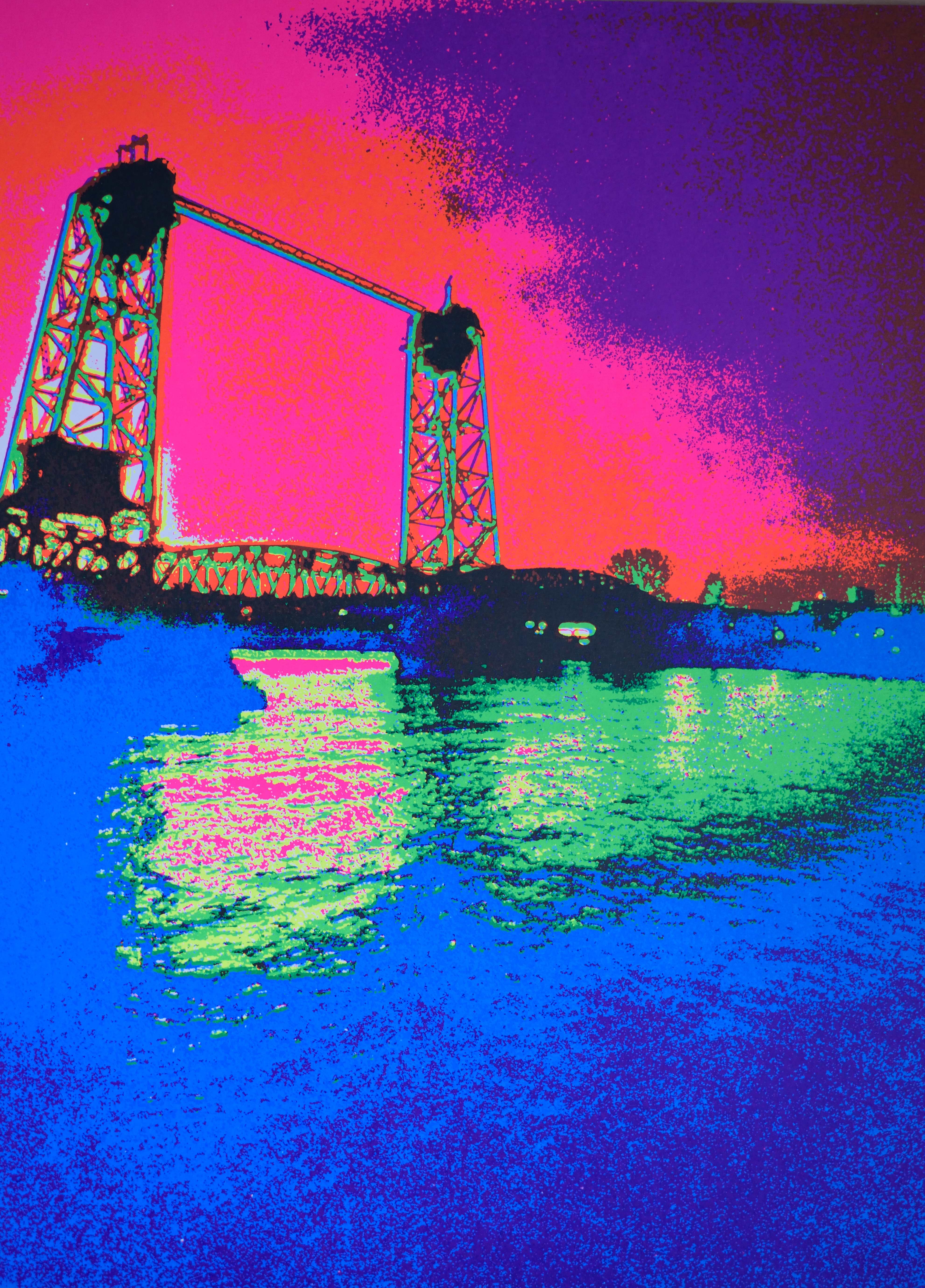 Henk van der Vet - De Hefbrug Rotterdam - 1987 kopen? Bied vanaf 40!