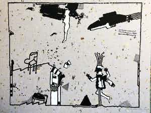 Huibert van Dorp - zonder titel verkocht voor € 35!