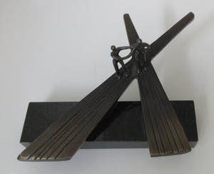 Corry Ammerlaan - Verbronsd Sculptuur "Het Samenwerken" kopen? Bied vanaf 48!