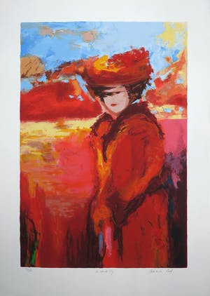 Annemiki Bok - Zeefdruk, De Wandeling kopen? Bied vanaf 1!