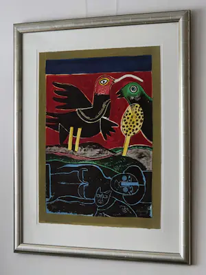 Corneille - Oiseaux en fete I - Venus - Gesigneerd - 2001 kopen? Bied vanaf 620!
