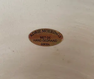 Adrie Moerings - Hand gedraaide aardewerken schaal kopen? Bied vanaf 1!