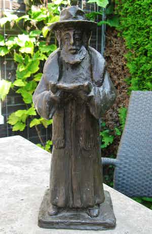 Niet of onleesbaar gesigneerd - Lezend Rabbi met wetsrol verkocht voor € 1!