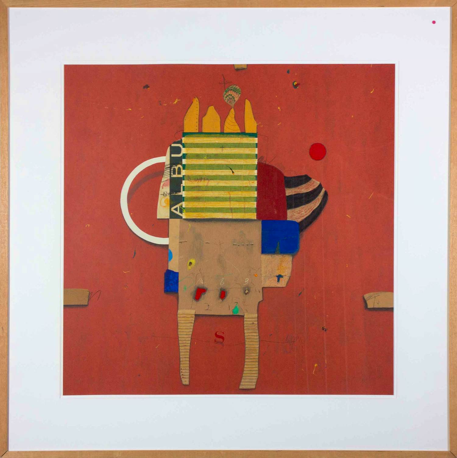 Cole Morgan - Zeefdruk, Compass South - Ingelijst verkocht voor € 250!