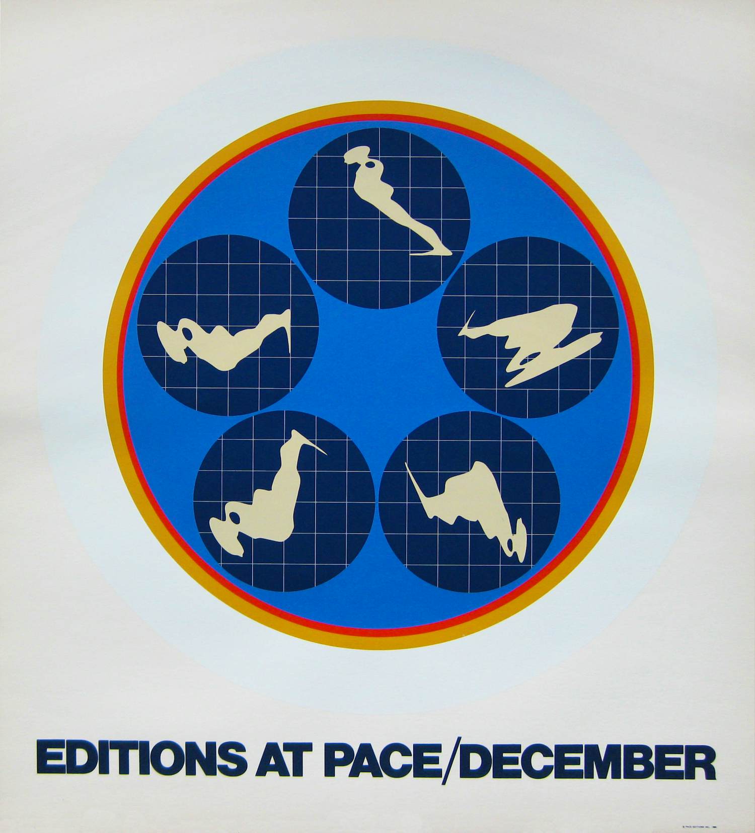 Ernest Trova - Groot origineel zeefdruk affiche - 1969 kopen? Bied vanaf 50!