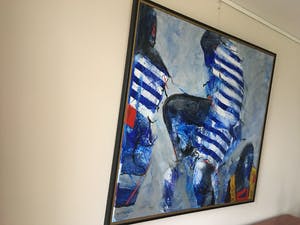 Willem van Scheijndel - Jumping woman kopen? Bied vanaf 700!