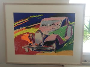 Niet of onleesbaar gesigneerd - auto in felle kleuren kopen? Bied vanaf 1!