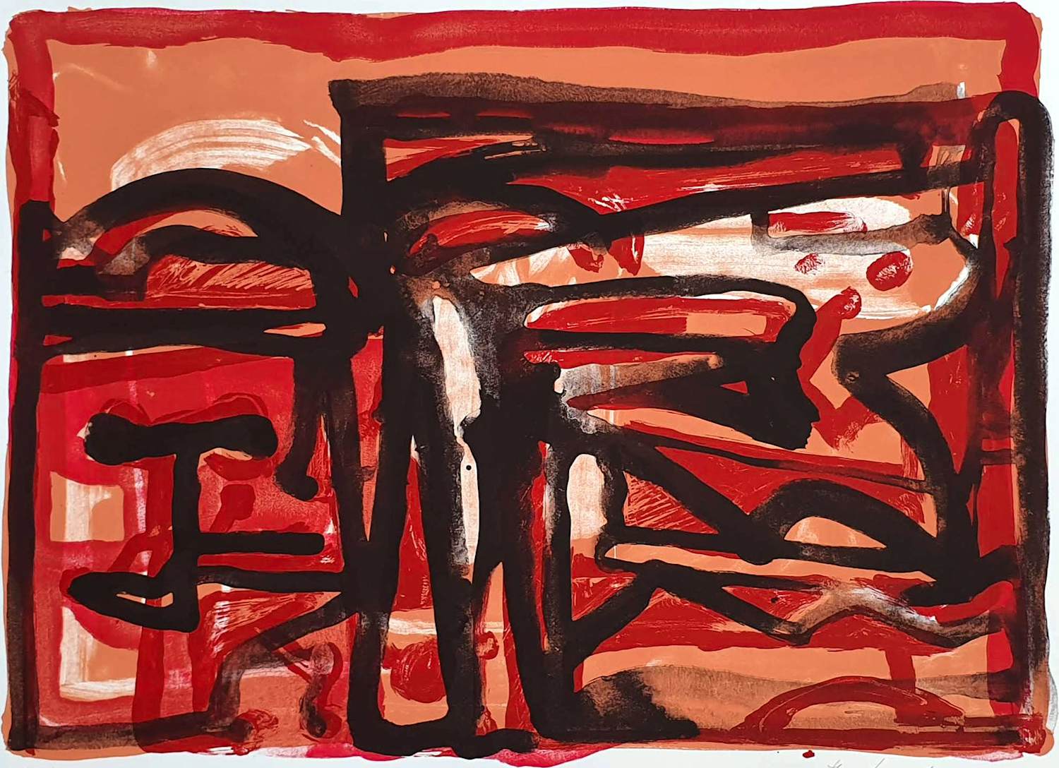 Theo Kuijpers - Litho: 'Invitation au Voyage' (1992). verkocht voor € 65!