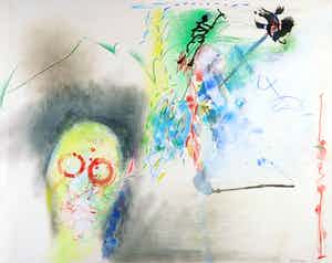 Jef Diederen - Gemengde techniek op papier, Lei Molin VI verkocht voor € 100!