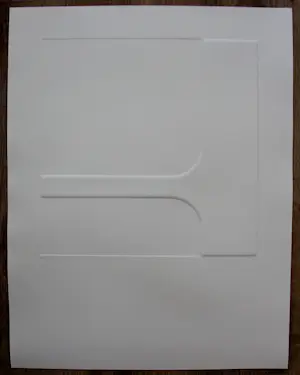 Harry van Kuyk - Reliëfdruk: Geometrische compositie kopen? Bied vanaf 195!