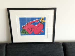 Corneille - Mooie zeefdruk in kleine oplage verkocht voor € 205!