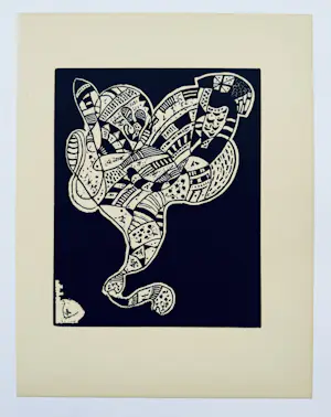 Wassily Kandinsky - 10 Origin Original- Holzschnitt 1944 Werkverzeichnis Roethel 203 kopen? Bied vanaf 85!