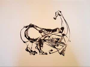 Arthur Spronken - Ets van Paard 188/200 verkocht voor € 70!