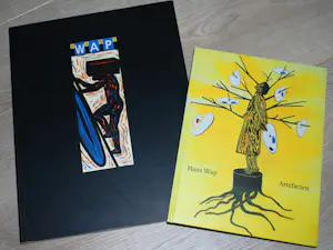 Hans Wap - De ski-stoel - zeefdruk & 2 boekwerken kopen? Bied vanaf 75!