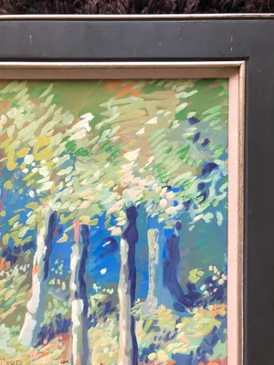 Joub Wiertz - lente in het bos (te Overijssel?) kopen? Bied vanaf 125!