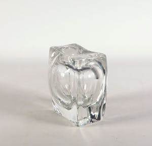 Royal Leerdam - Glas, Lot van 4 blankglazen vaasjes. kopen? Bied vanaf 1!