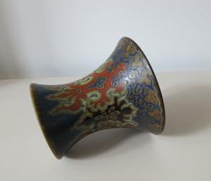 Plateelbakkerij Zuid-Holland - Mat platelen vaasje decor M109 kopen? Bied vanaf 35!