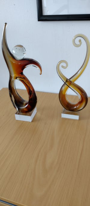 Glasblazerij Leerdam - Twee prachtige kristallen objecten kopen? Bied vanaf 40!