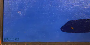 Piet de Walle - Olieverf op doek, Raamvertelling - Ingelijst kopen? Bied vanaf 1!